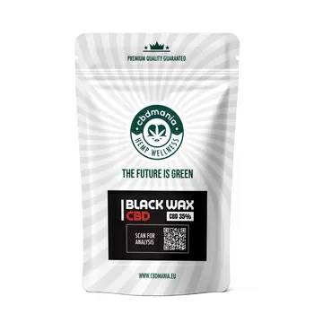 Doypack black wax cbd