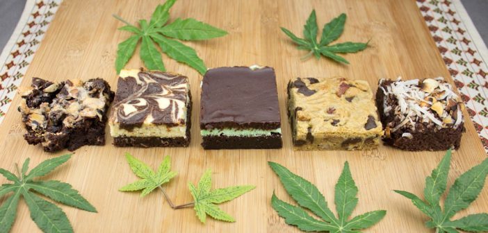 I brownies compaiono sicuramente tra i più famosi prodotti edibili a base di cannabis. Facilissimi da realizzare, sfruttano i classici preparati pronti e disponibili al supermercato e pochi altri ingredienti utili a conferire i tipici effetti dati dalla marijuana.