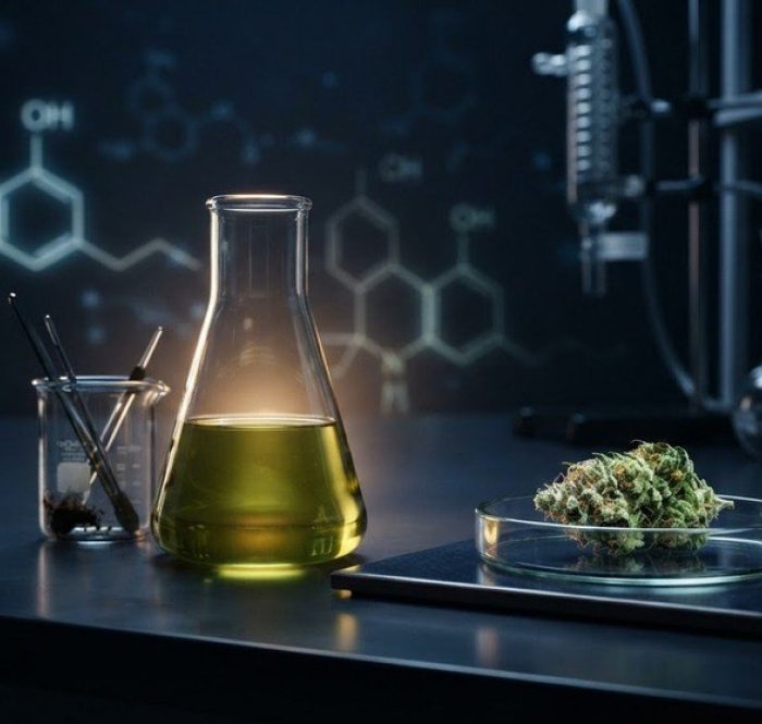 Copertina chimica cannabis