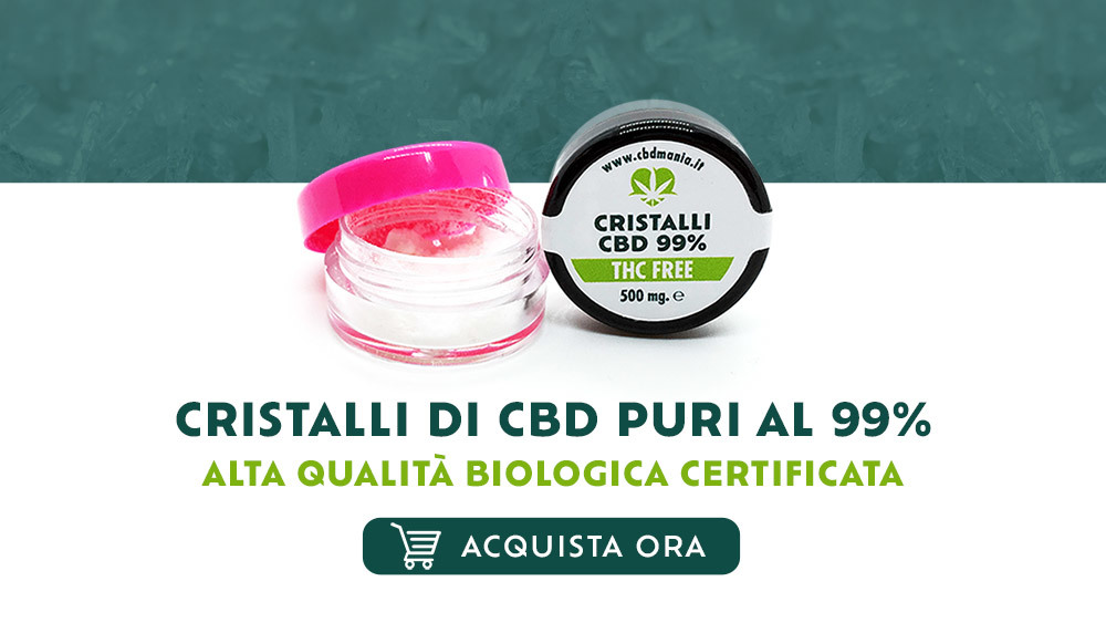 Banner cbd cristalli